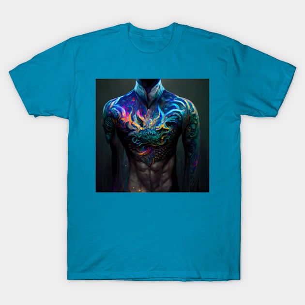 Dragon Man 1 T-Shirt by Alana Khan